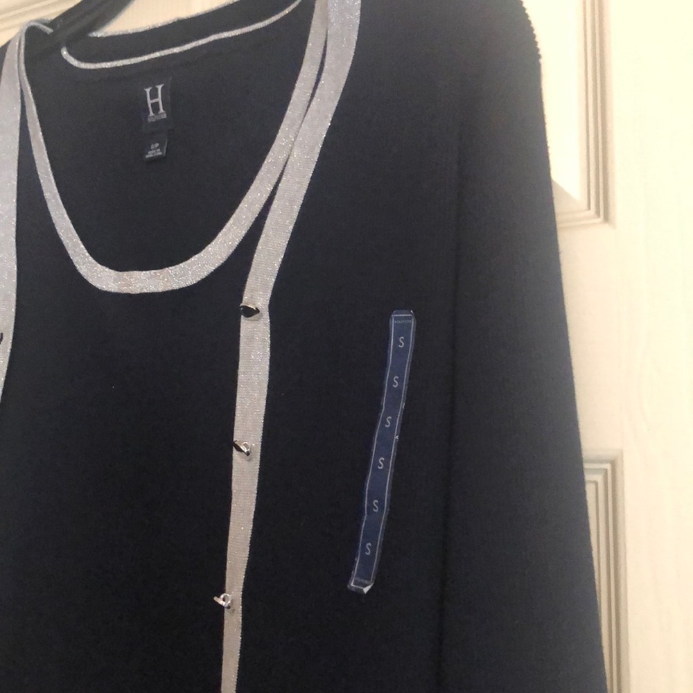 NWT Tommy Hilfiger Rib Knit Cardigan and Tank Set - Picture 3 of 7